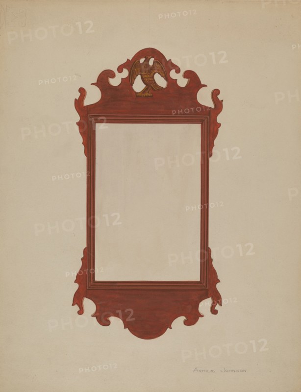 Mirror, c. 1936. Creator: Arthur Johnson.