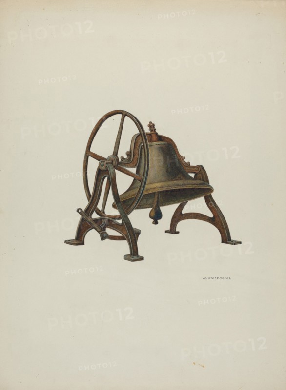 Elementary School Bell, 1940. Creator: William Kieckhofel.