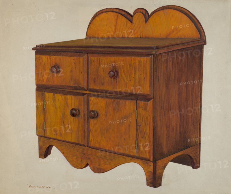 Miniature Chest, c. 1940. Creator: Frank Gray.