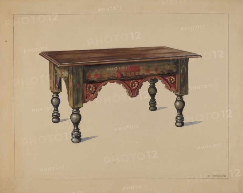 Bench, c. 1936. Creator: Philip Johnson.