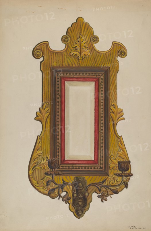 Mirror, 1940. Creator: Marie Lutrell.
