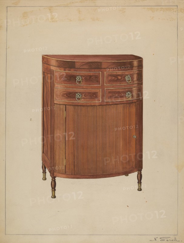 Washstand, c. 1936. Creator: Nicholas Gorid.
