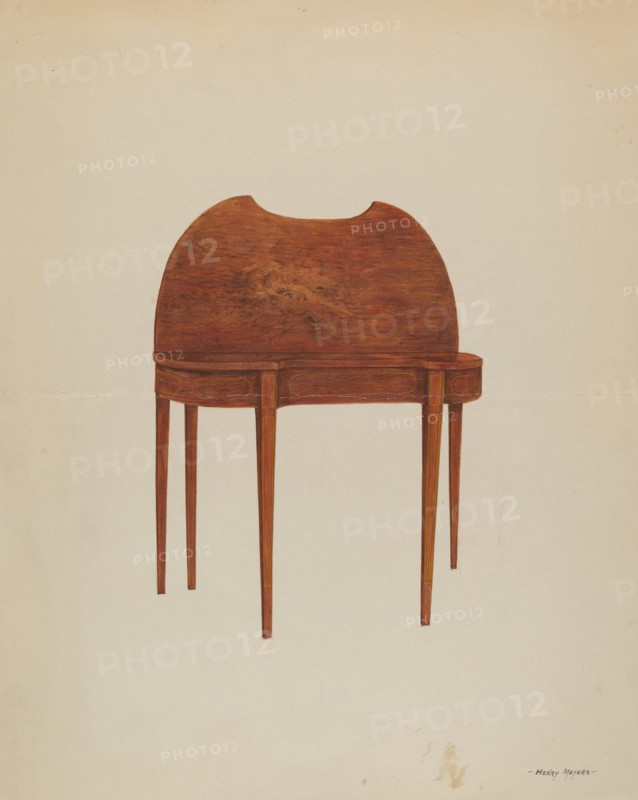 Card Table, c. 1938. Creator: Henry Meyers.