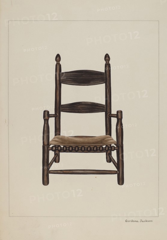 Child's Chair, c. 1937. Creator: Gordena Jackson.