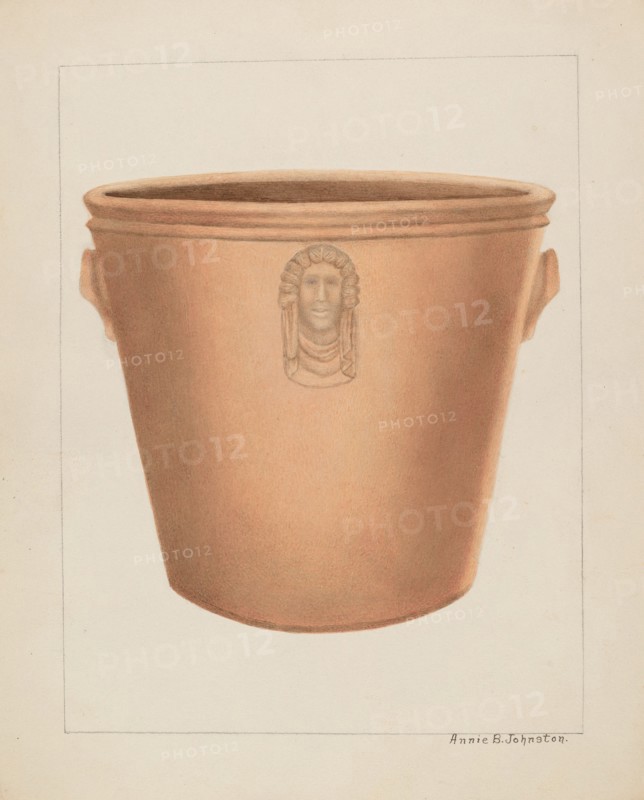 Earthenware Jar, c. 1937. Creator: Annie B Johnston.