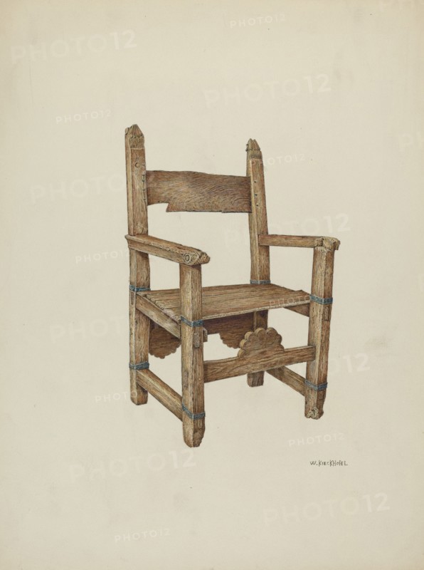 Sanctuary Chair, 1941. Creator: William Kieckhofel.