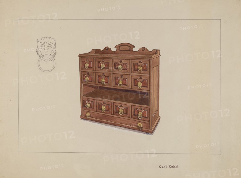 Butler's Table, c. 1936. Creator: Carl Keksi.