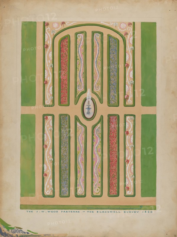 Parterre - J. W. Wood, c. 1936. Creator: Meyer Goldbaum.