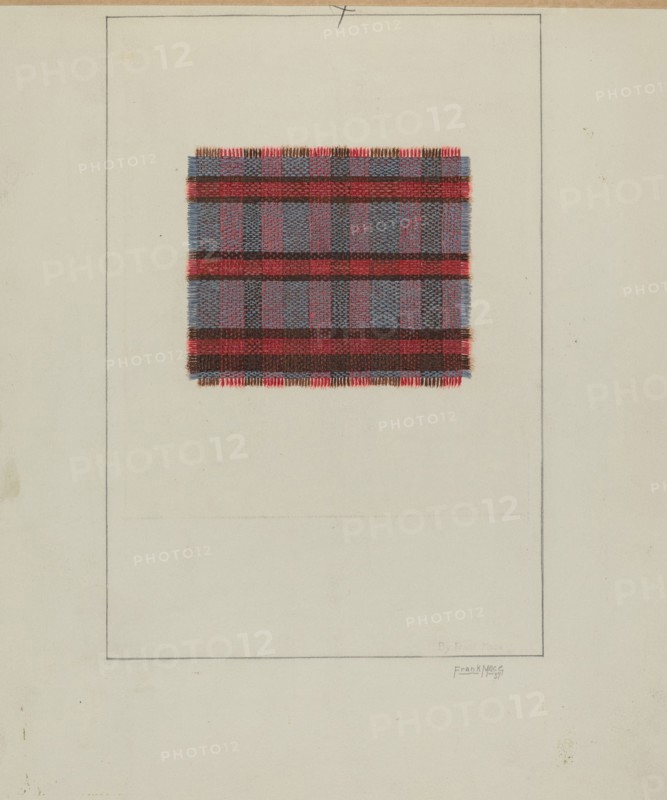 Homespun Cloth, 1937. Creator: Frank J Mace.
