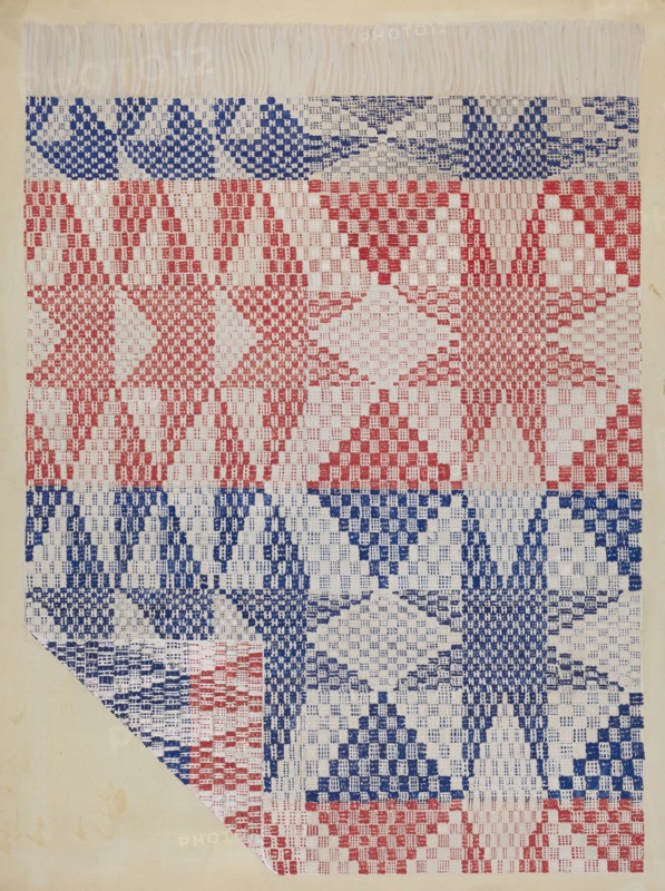 Coverlet, c. 1936. Creator: Katherine Hastings.