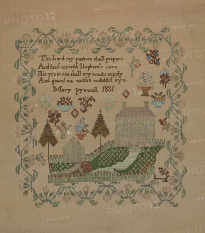 Sampler, c. 1936. Creator: Albert J. Levone.