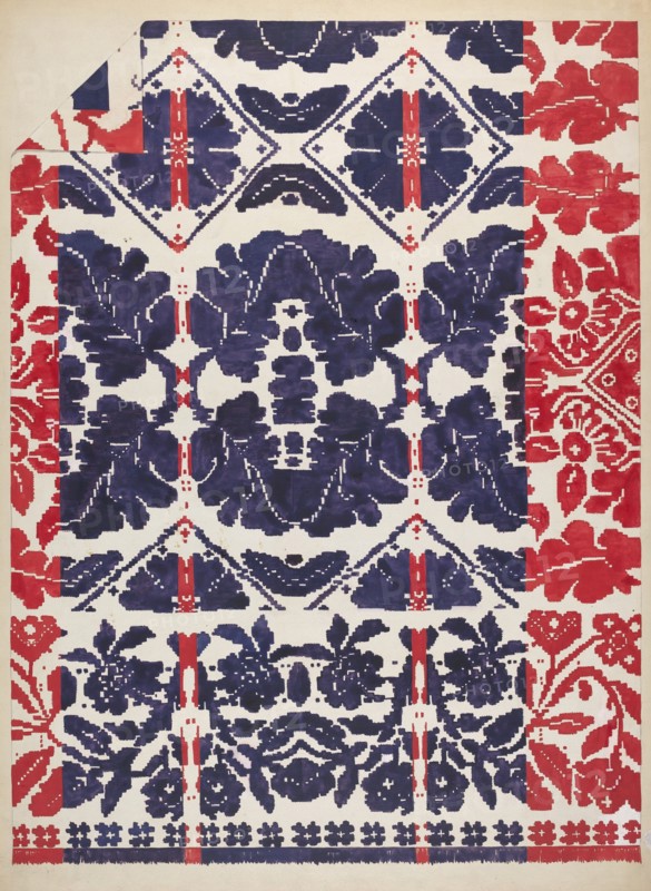 Coverlet, c. 1936. Creator: Katherine Hastings.
