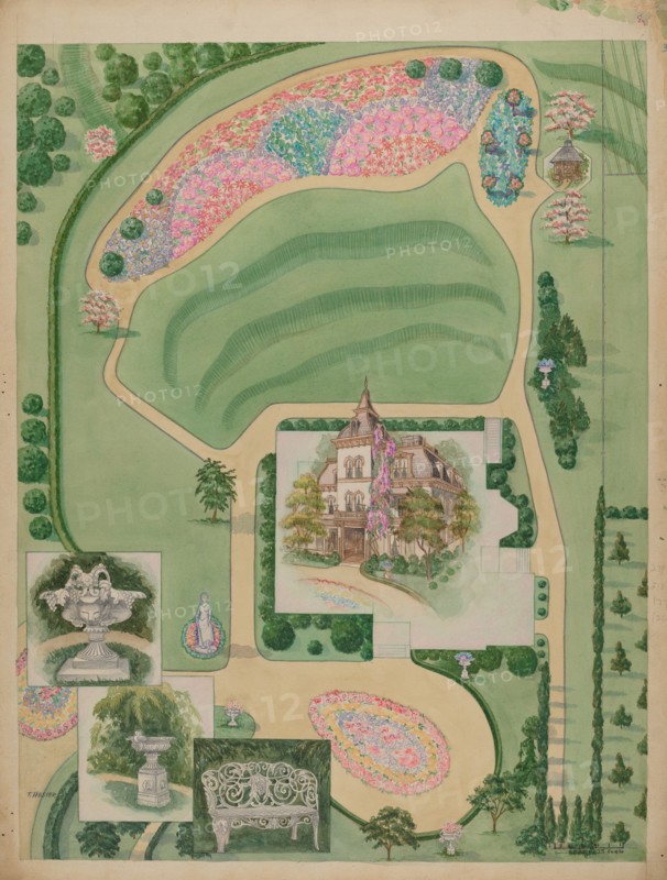 William A. Wheelock Estate, c. 1936. Creator: Tabea Hosier.
