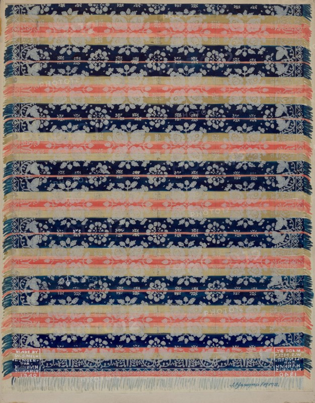 Coverlet, c. 1936. Creator: J. Howard Iams.