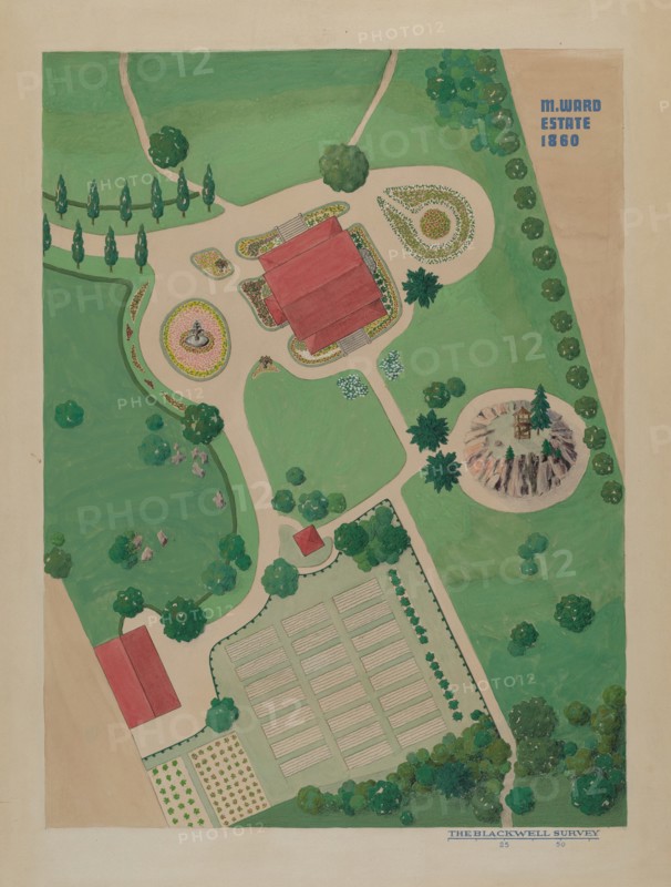 M. Ward Estate, c. 1936. Creator: Helen Miller.
