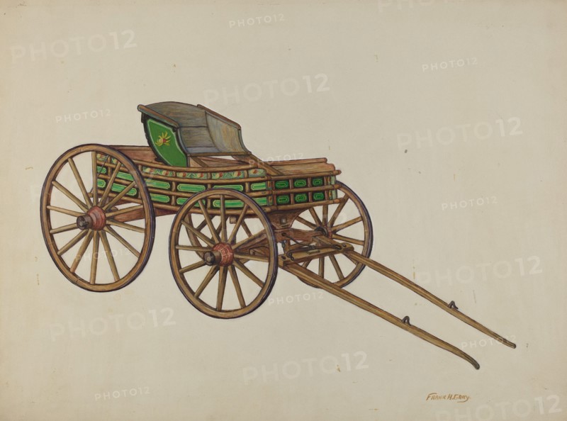 Pennsylvania Buckboard, c. 1938. Creator: Frank Gray.