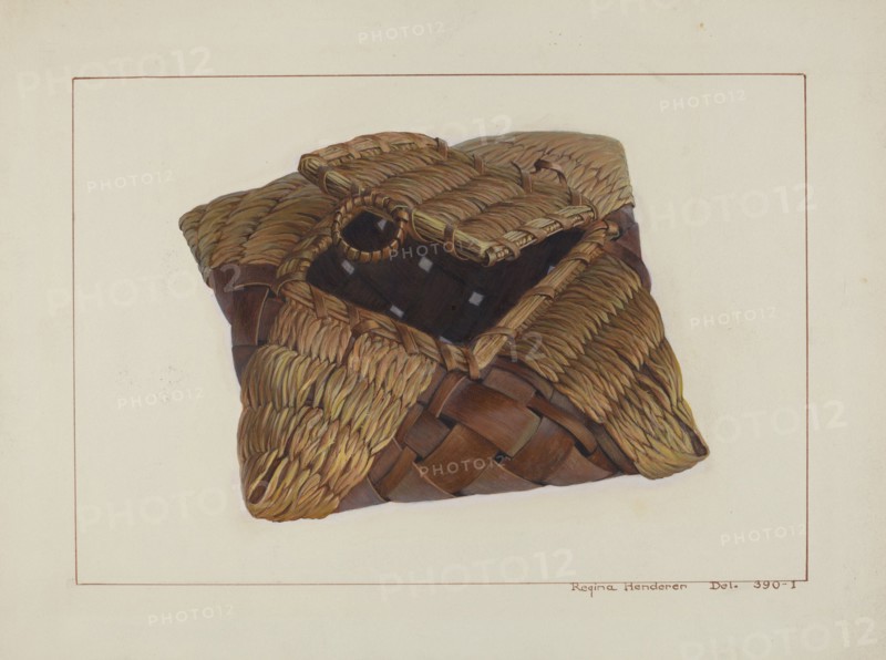 Sewing Basket, c. 1938. Creator: Regina Henderer.