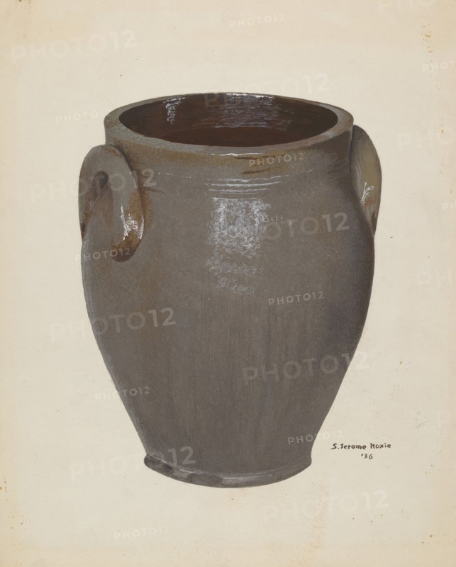 Stoneware Crock, 1936. Creator: Jerome Hoxie.