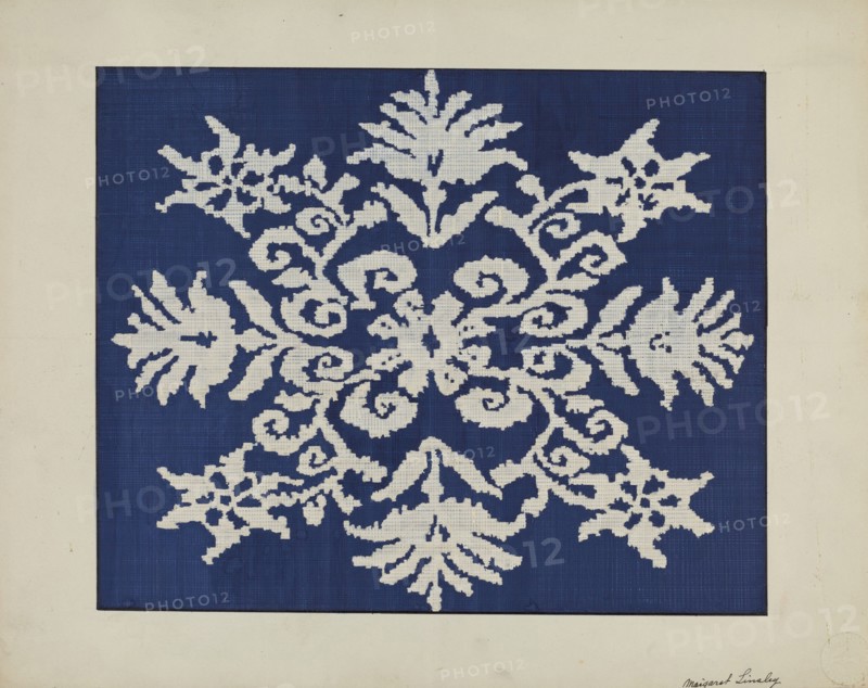 Coverlet, c. 1940. Creator: Margaret Linsley.