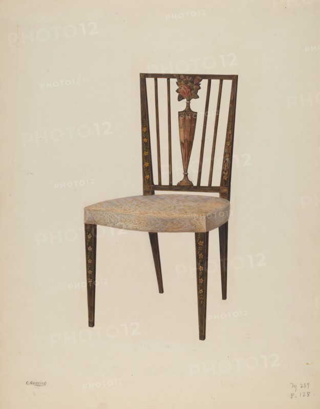 Side Chair, c. 1939. Creator: Charles Henning.