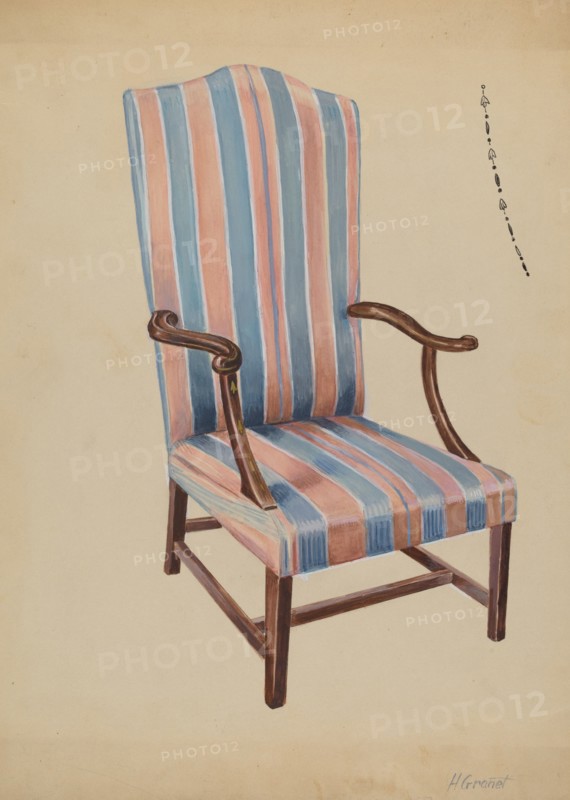 Chair, 1935/1942. Creator: Henry Granet.