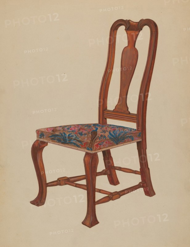Chair for Bliss House, 1935/1942. Creator: Arthur Johnson.