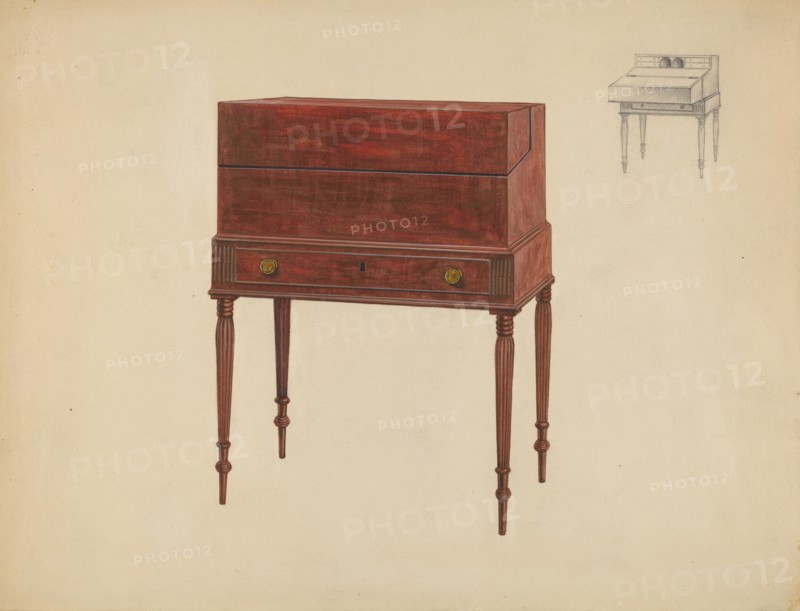 Box Desk, c. 1936. Creator: Arthur Johnson.