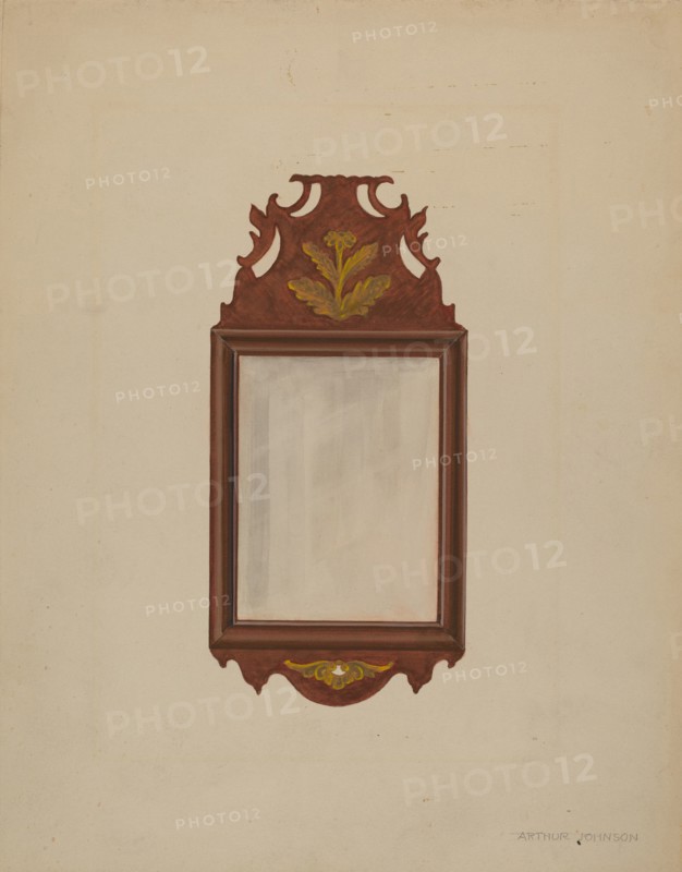 Mirror, c. 1936. Creator: Arthur Johnson.