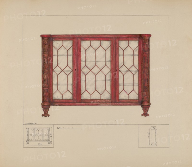 China Closet, c. 1936. Creator: Henry Meyers.