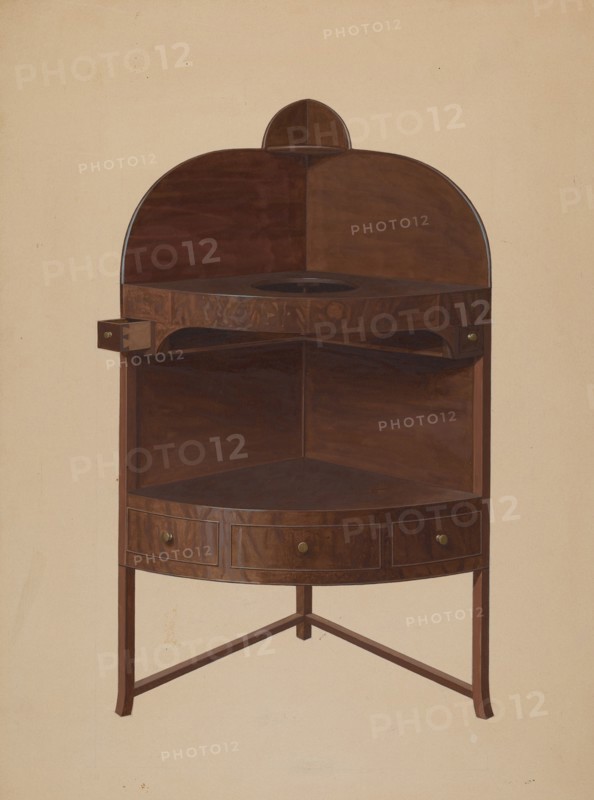 Washstand, c. 1939. Creator: Henry Moran.