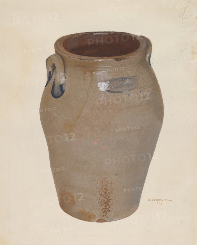 Butter Crock, 1936. Creator: Jerome Hoxie.