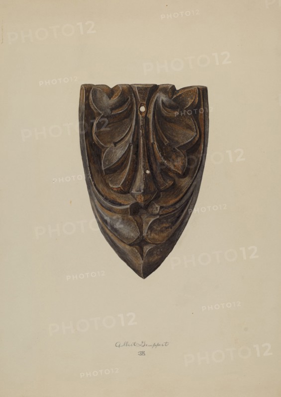 Crowning Leaf, 1938. Creator: Albert Geuppert.