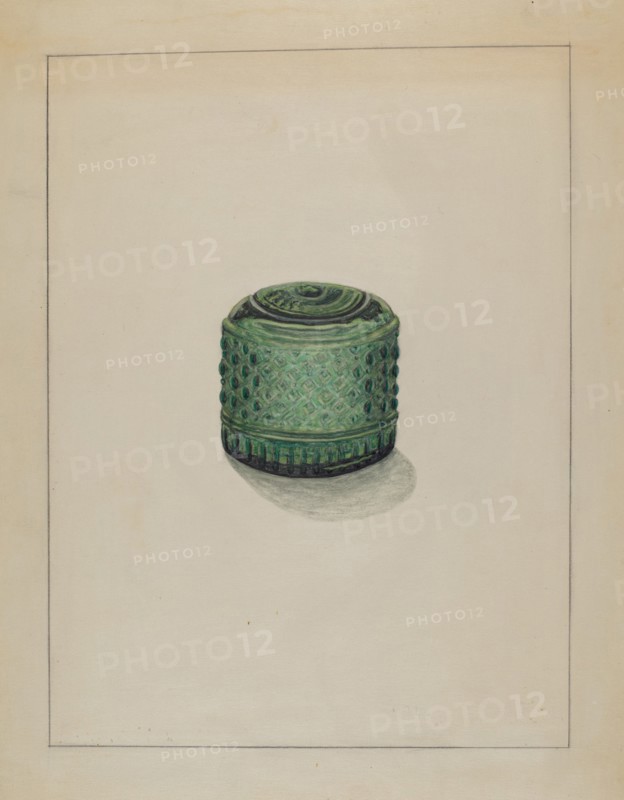 Inkwell, c. 1936. Creator: Nicholas Amantea.