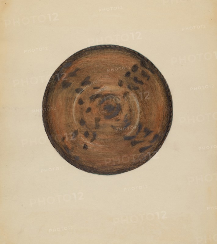 Pie Plate, c. 1936. Creator: Meyer Goldbaum.