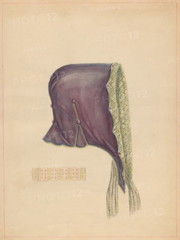 Bonnet, c. 1937. Creator: Fanchon Larzelere.