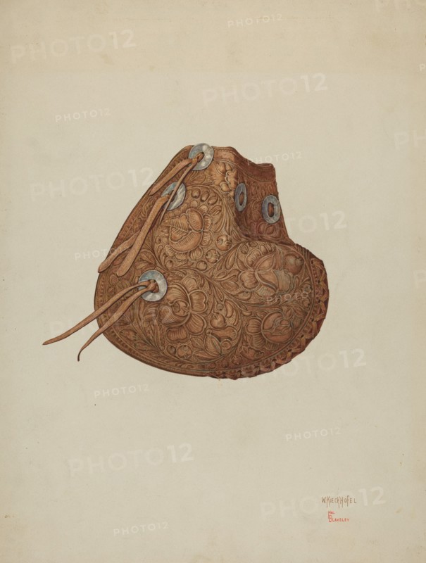 Stirrup, c. 1939. Creator: William Kieckhofel.