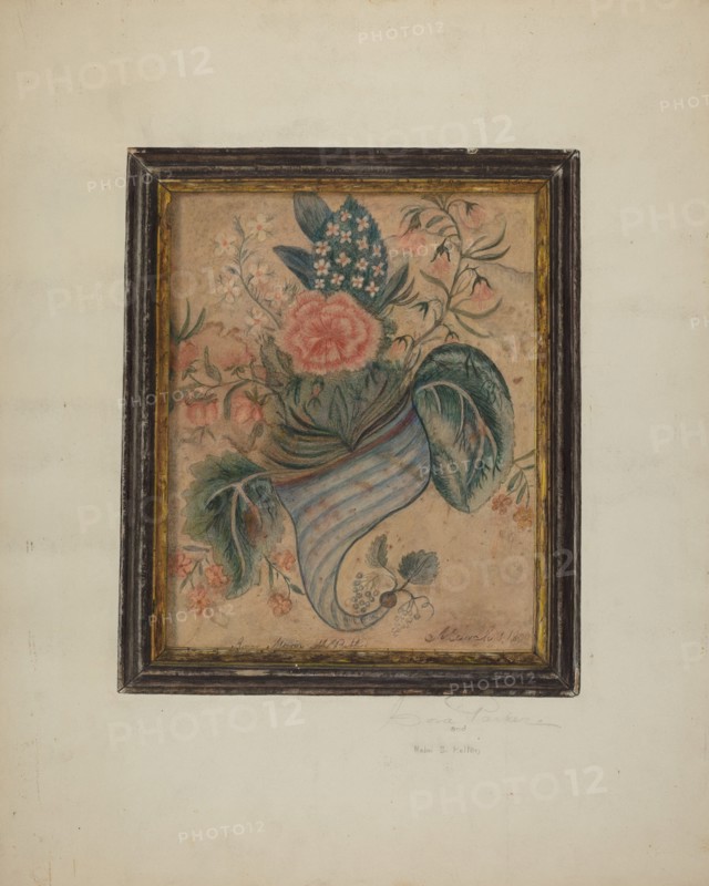 Watercolor Painting, c. 1939. Creator: Cora Parker.