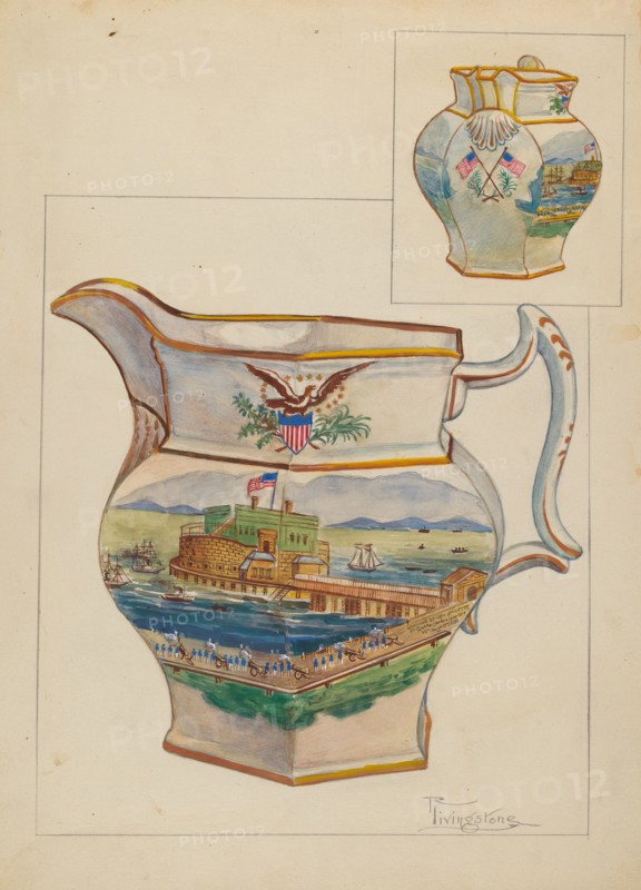 Pitcher, 1935/1942. Creator: Rolland Livingstone.