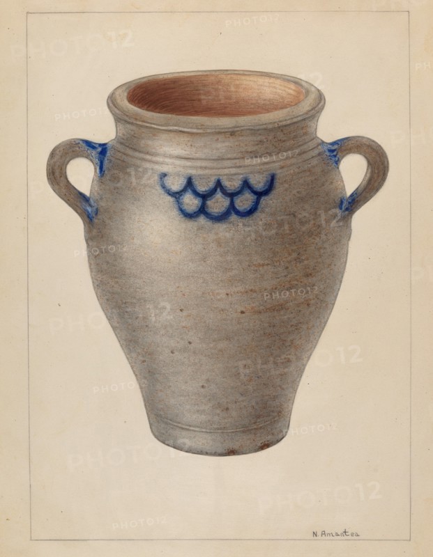 Crock, c. 1936. Creator: Nicholas Amantea.