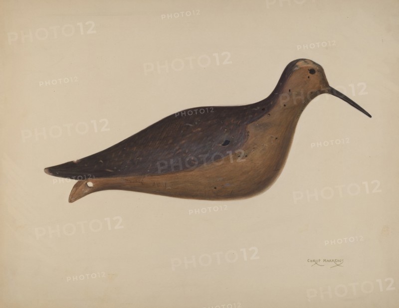 Decoy, c. 1937. Creator: Chris Makrenos.