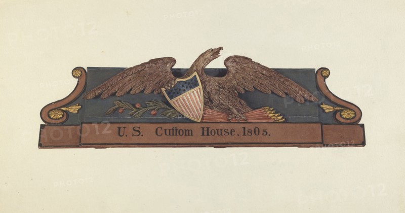 Eagle, c. 1938. Creator: Jane Iverson.
