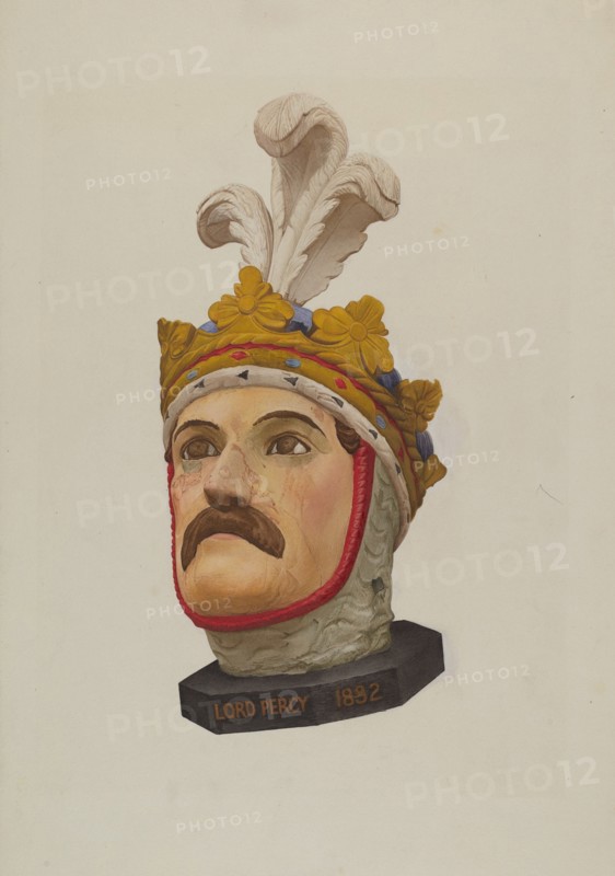Figurehead, c. 1939. Creator: Helen E. Gilman.