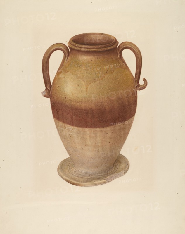 Vase, c. 1939. Creator: Isadore Goldberg.