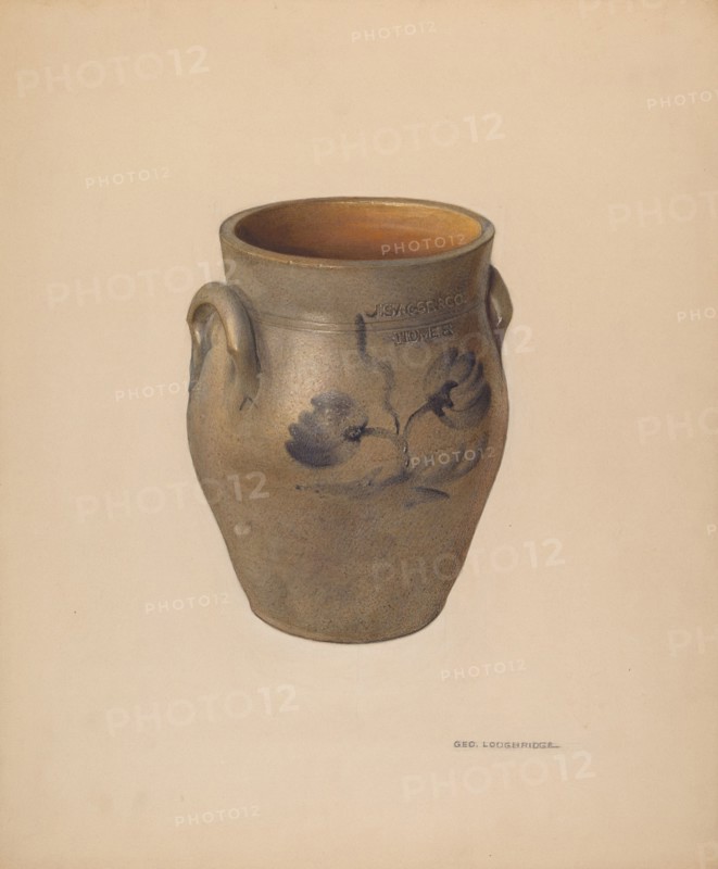 Crock, c. 1939. Creator: George Loughridge.