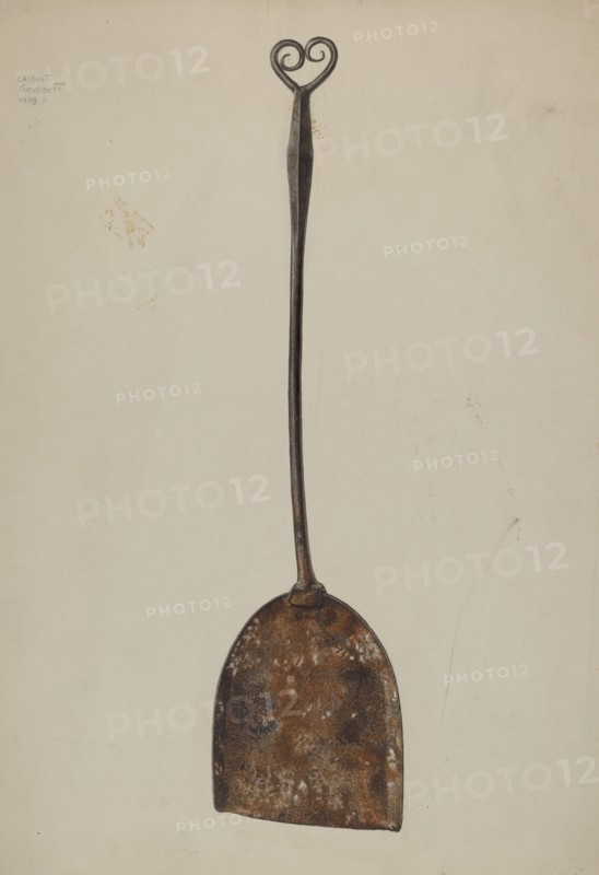 Fireplace Shovel, c. 1942. Creator: Albert Geuppert.