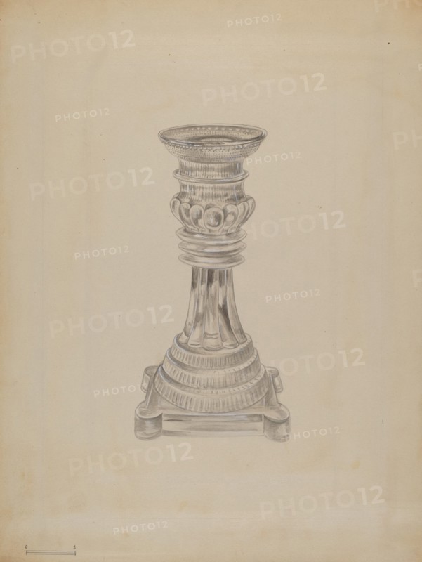 Candlestick, 1935/1942. Creator: Gertrude Lemberg.