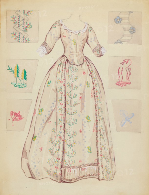 Gown, c. 1936. Creator: Dorothy Gernon.