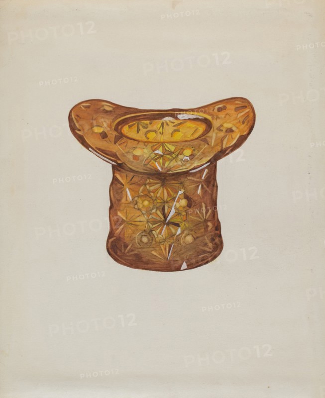 Amber Glass Hat, c. 1936. Creator: Katherine Hastings.