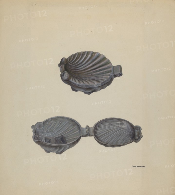 Ice Cream Mold, c. 1941. Creator: Chris Makrenos.