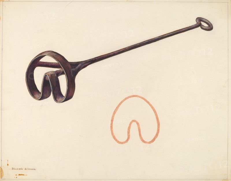 Branding Iron, c. 1942. Creator: Elizabeth Johnson.